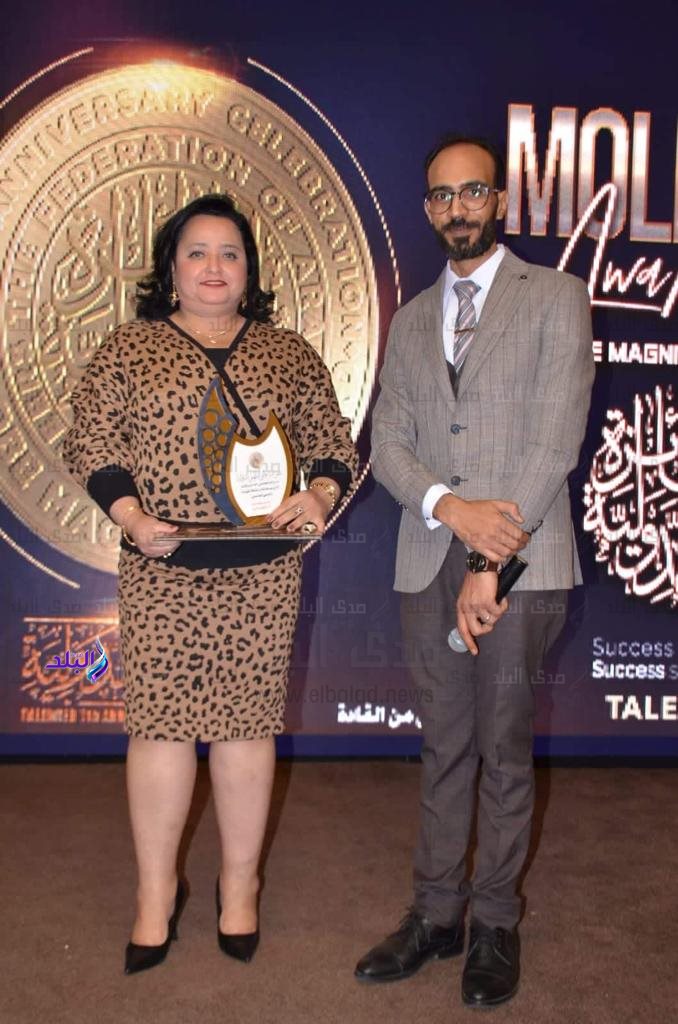 فوز هبة صلاح حامد بجائزة جائزة “ملهم” الدولية من اتحاد رواد الأعمال العرب