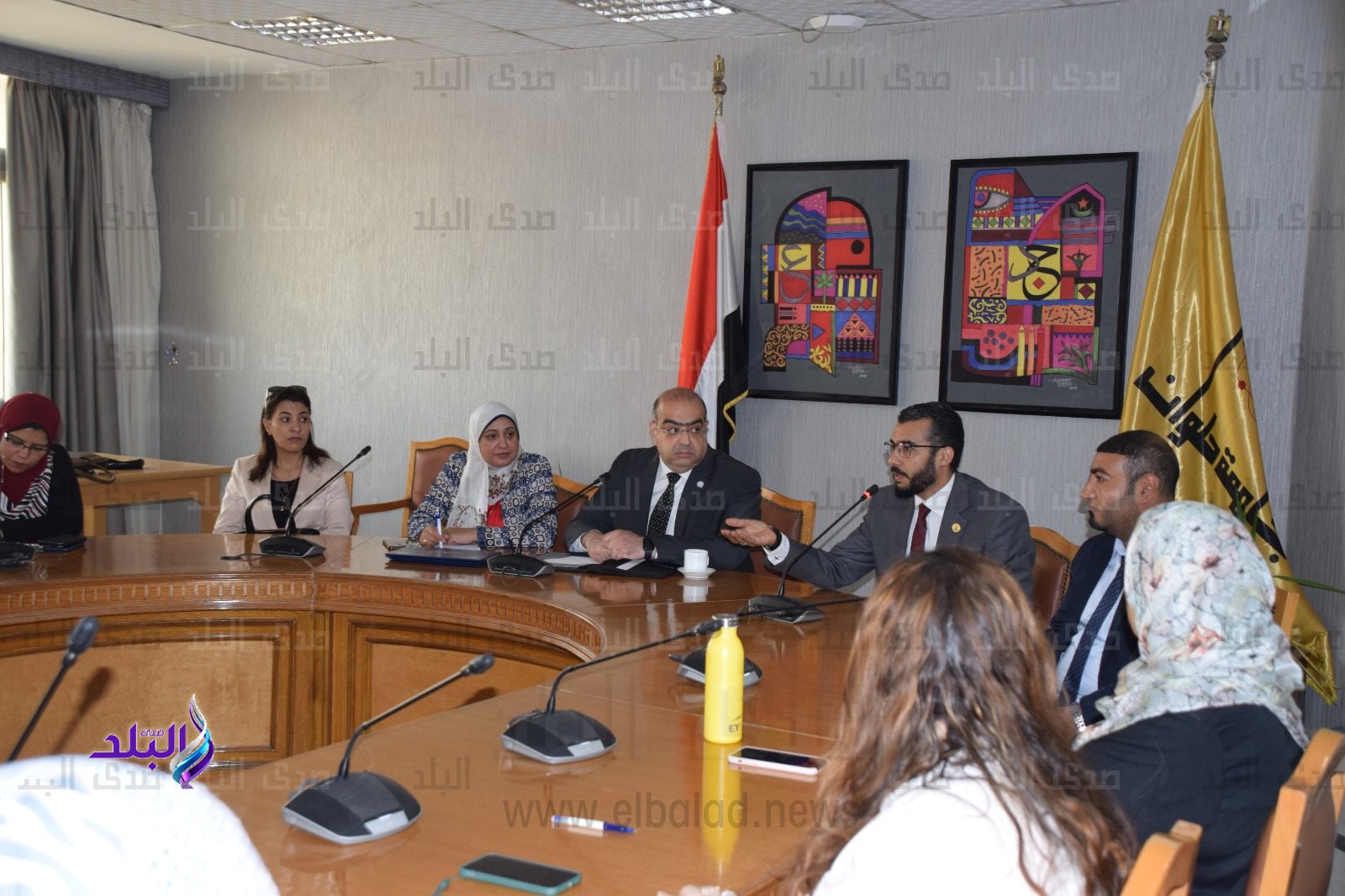 ندوة تعريفية بجامعة حلوان حول المبادرة الوطنية للمشروعات الخضراء الذكية7