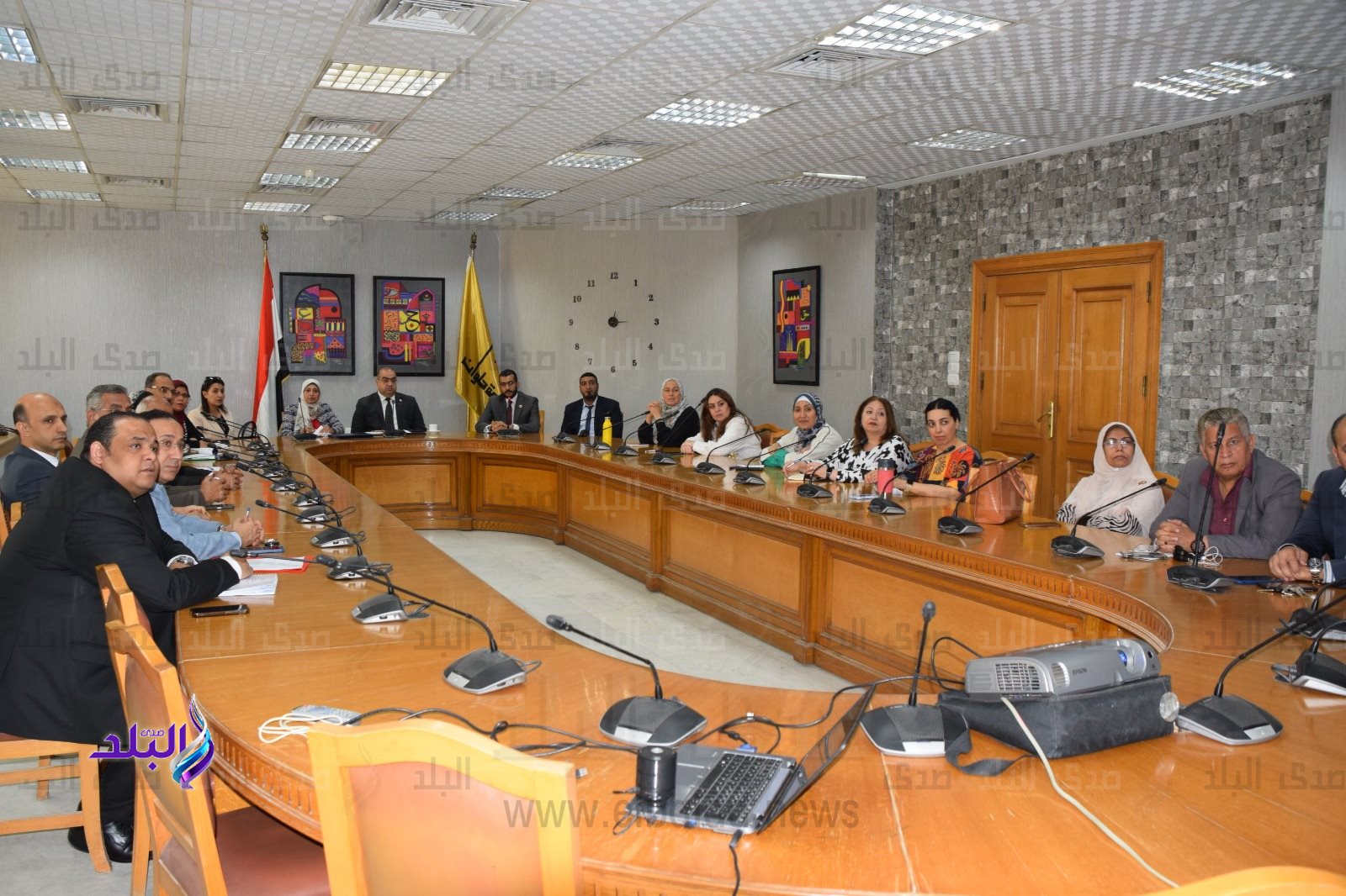 ندوة تعريفية بجامعة حلوان حول المبادرة الوطنية للمشروعات الخضراء الذكية2