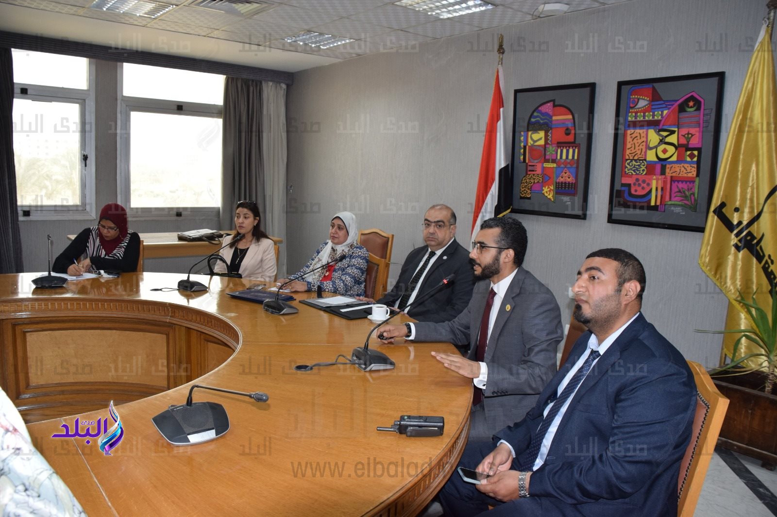 ندوة تعريفية بجامعة حلوان حول المبادرة الوطنية للمشروعات الخضراء الذكية1