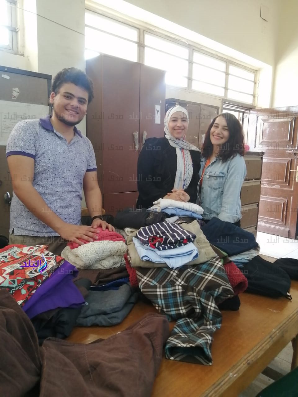 معرض خيري تحت شعار خير يعم يساند الكل بكلية الآداب جامعة حلوان2