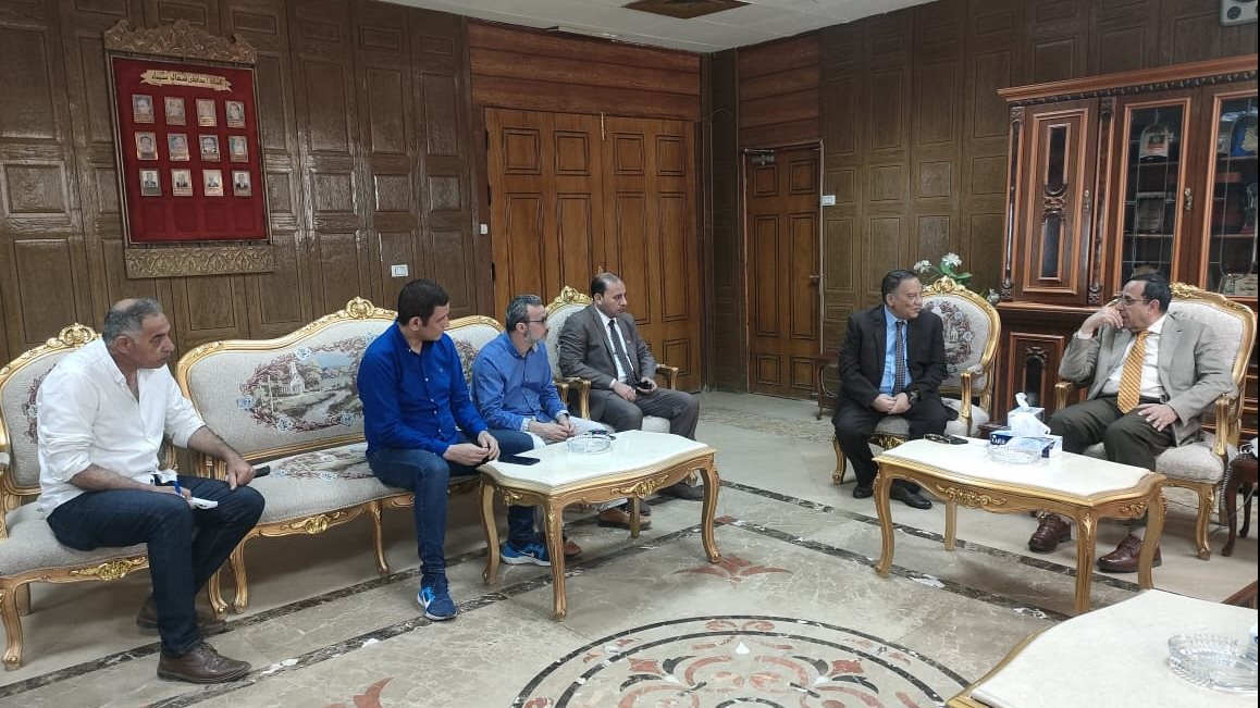 لقاء المحافظ مع وفد وزارة الثقافة 