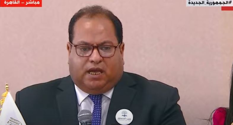 إبراهيم الصعيدى ممثل حزب الدستور