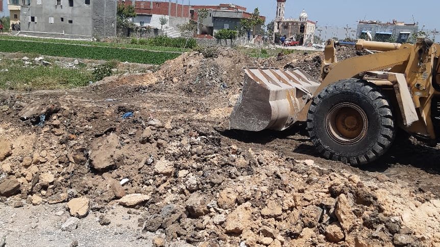 إزالة تعديات على أملاك الدولة بالإسكندرية 