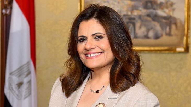 وزيرة الهجرة سها جندي