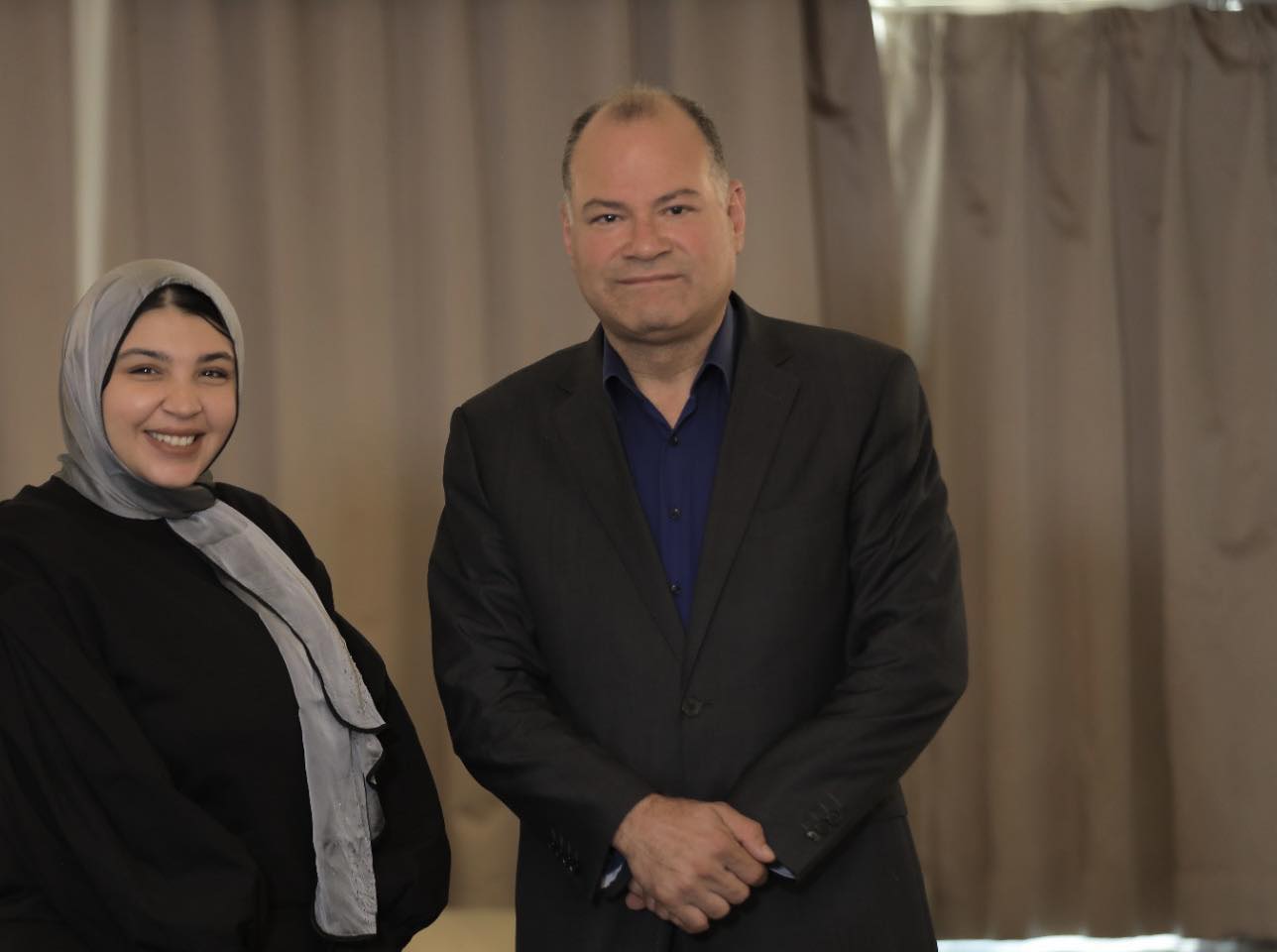 محررة صدى البلد مع نشأت الديهي