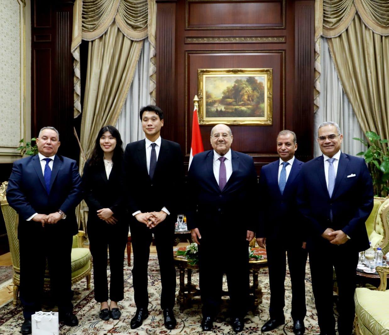  عبدالوهاب عبدالرازق رئيس مجلس الشيوخ  