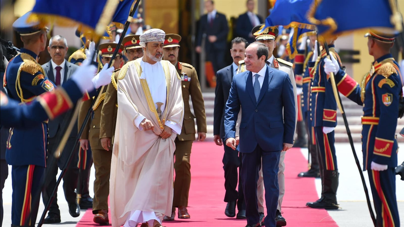الرئيس السيسي وسلطان عمان 