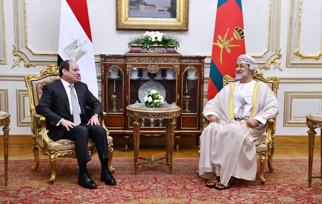 الرئيس السيسي وسلطان عمان الرئيس السيسي وسلطان عمان