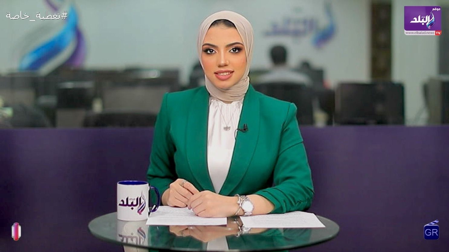  تسنيم خيري مذيعة صدى البلد
