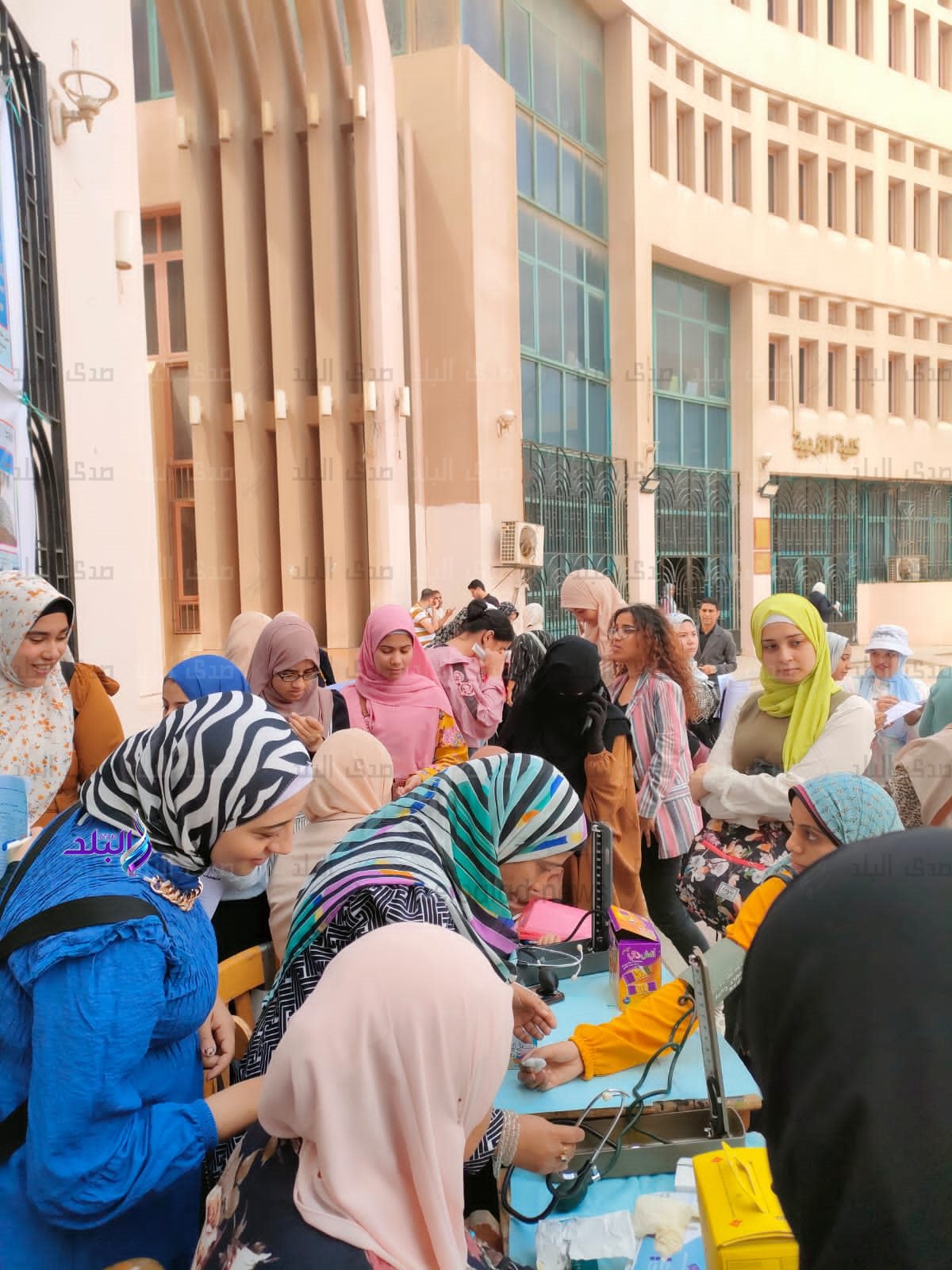 قافلة توعوية لكلية التمريض جامعة حلوان1