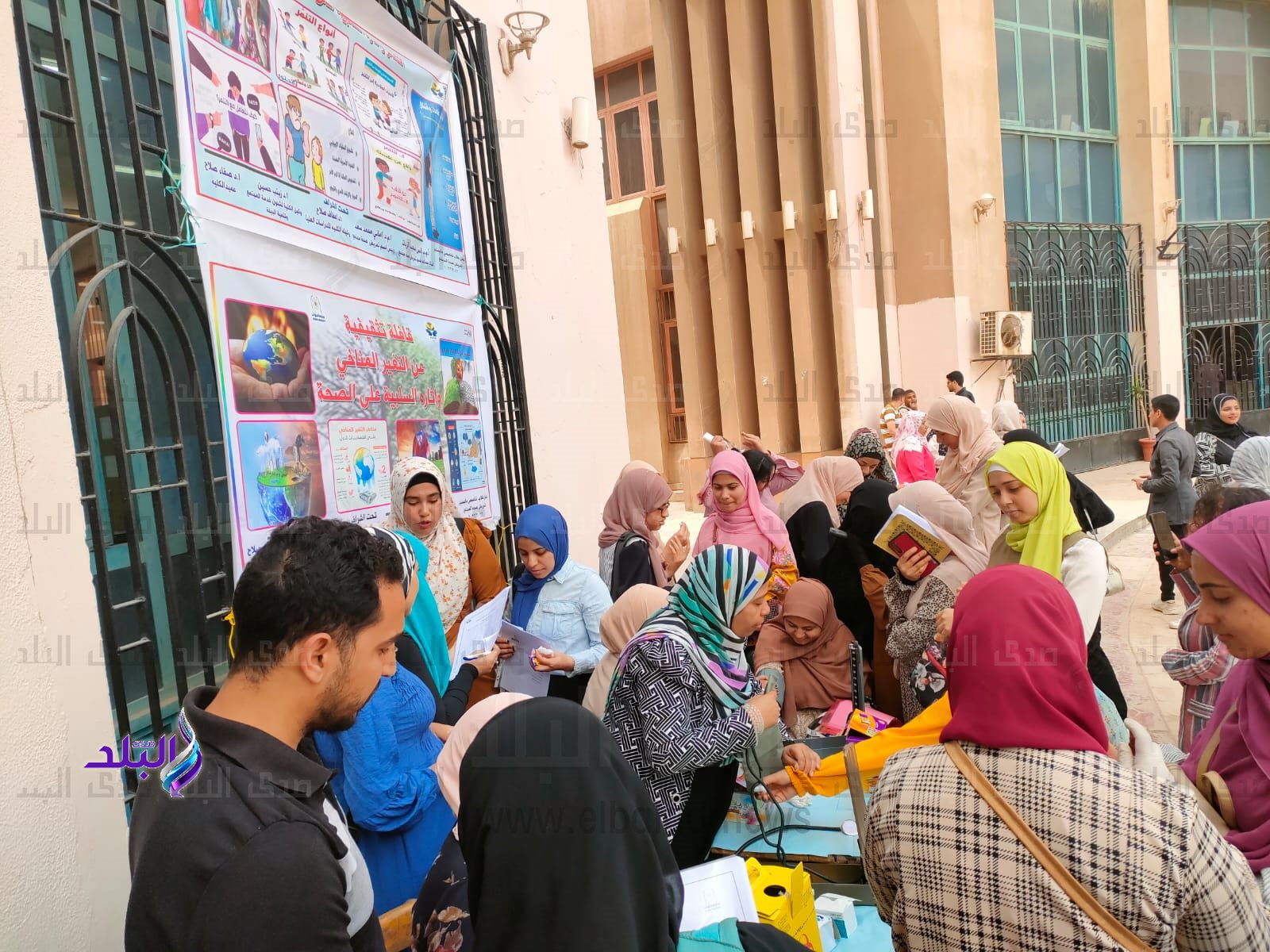 قافلة توعوية لكلية التمريض جامعة حلوان2