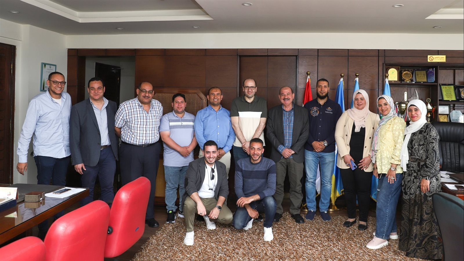 زيارة معايشة من شركة مياه الشرب والصرف الصحي بالشرقية