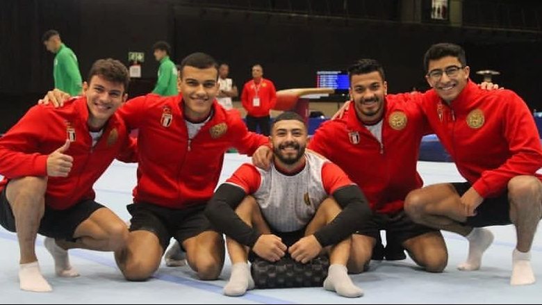 منتخب الجمباز الفني يتوج بذهبية البطولة الأفريقية للفرق