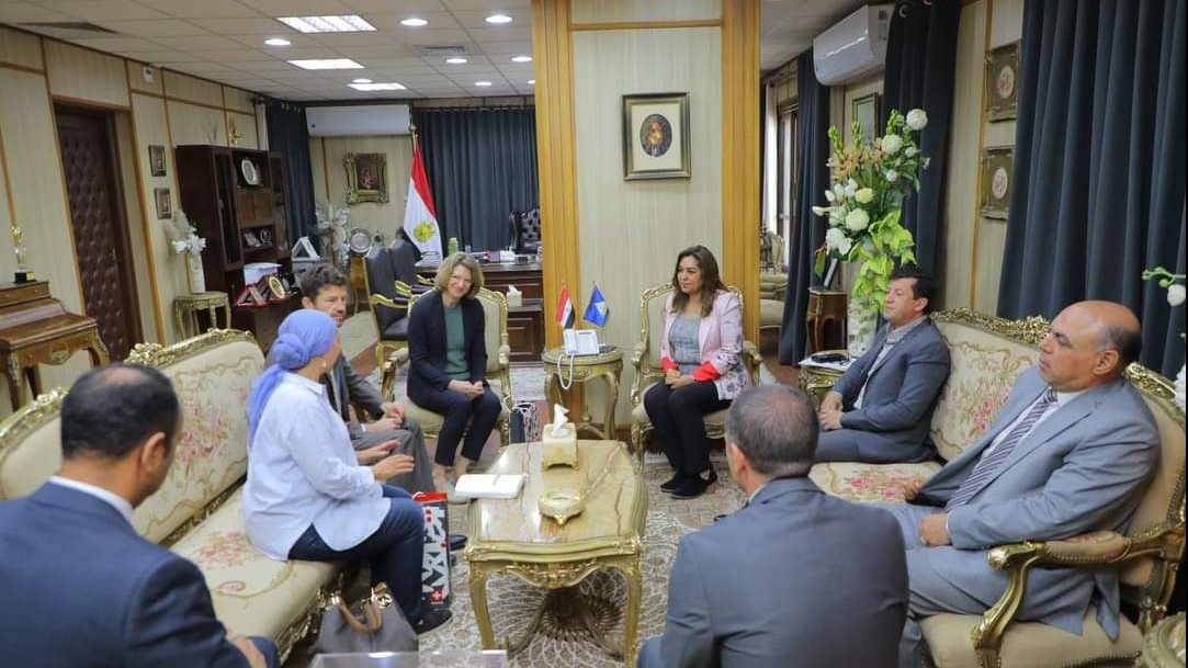 منال عوض محافظ دمياط