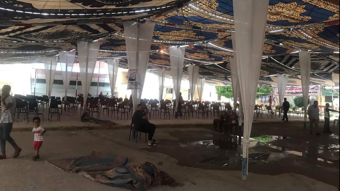 تجهيز مدرسة الرائد عمى شكري لاستقبال القافلة 