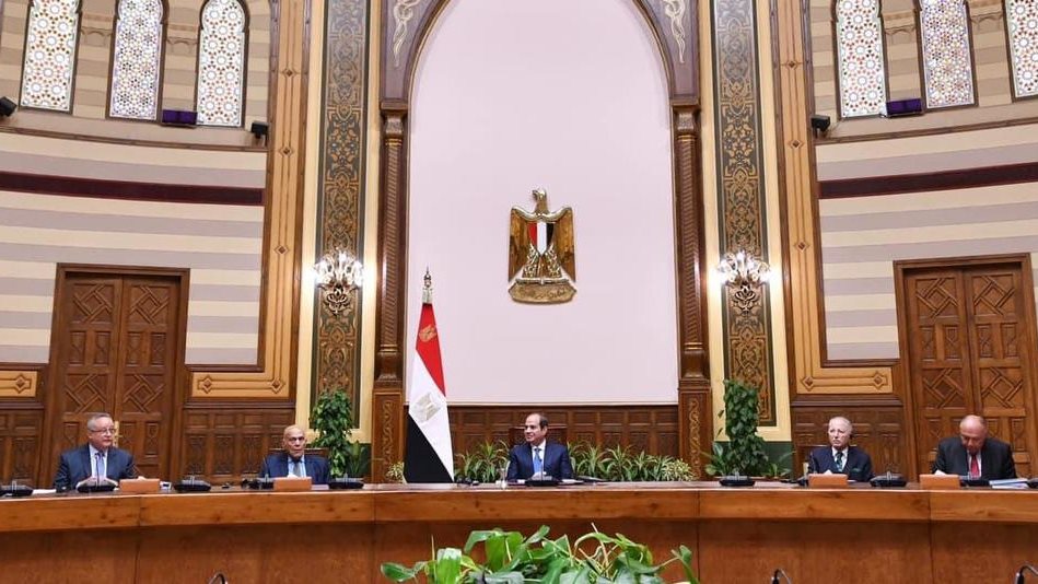 اجتماع الرئيس السيسي مع مجلس أمناء مكتبة الإسكندرية