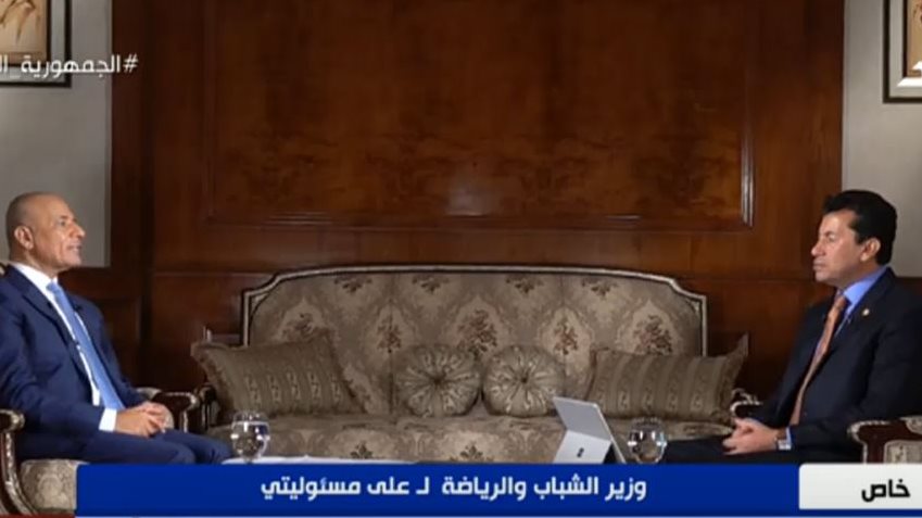 أشرف صبحي وأحمد موسى