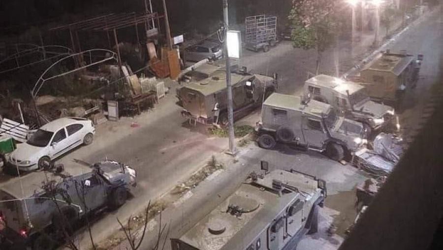 إصابة جندي إسرائيلي بانفجار عبوة ناسفة خلال اقتحام مخيم نور