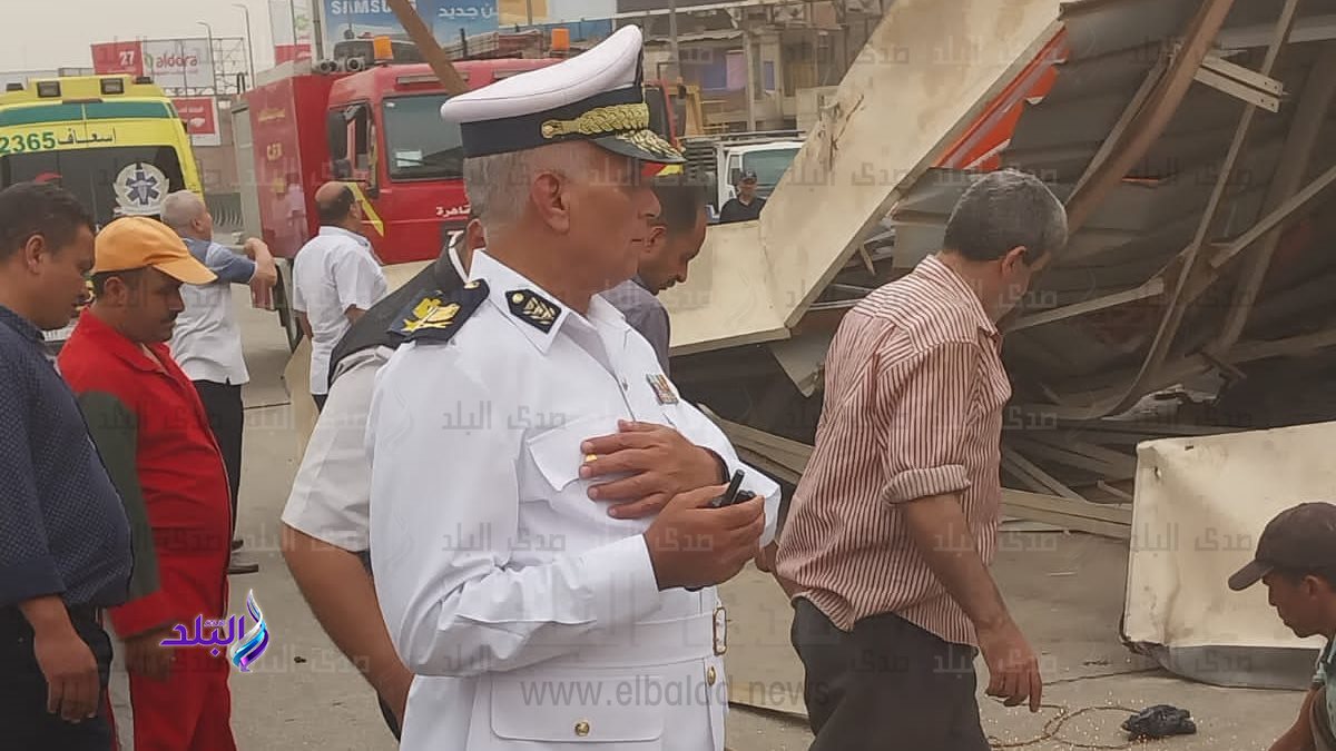 مدير مرور القاهرة خلال متابعة الجهود