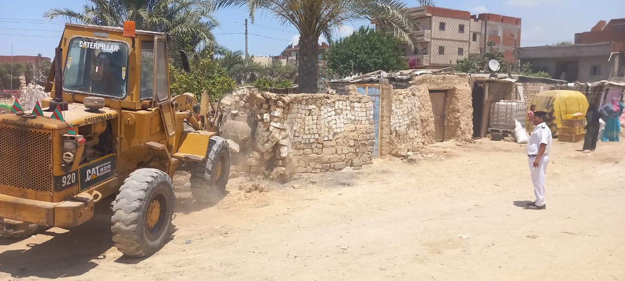 ازالة تعديات على املاك الدولة بالاسكندرية