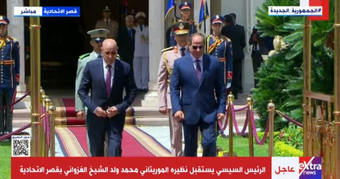 السيسي ونظيرة الموريتاني 