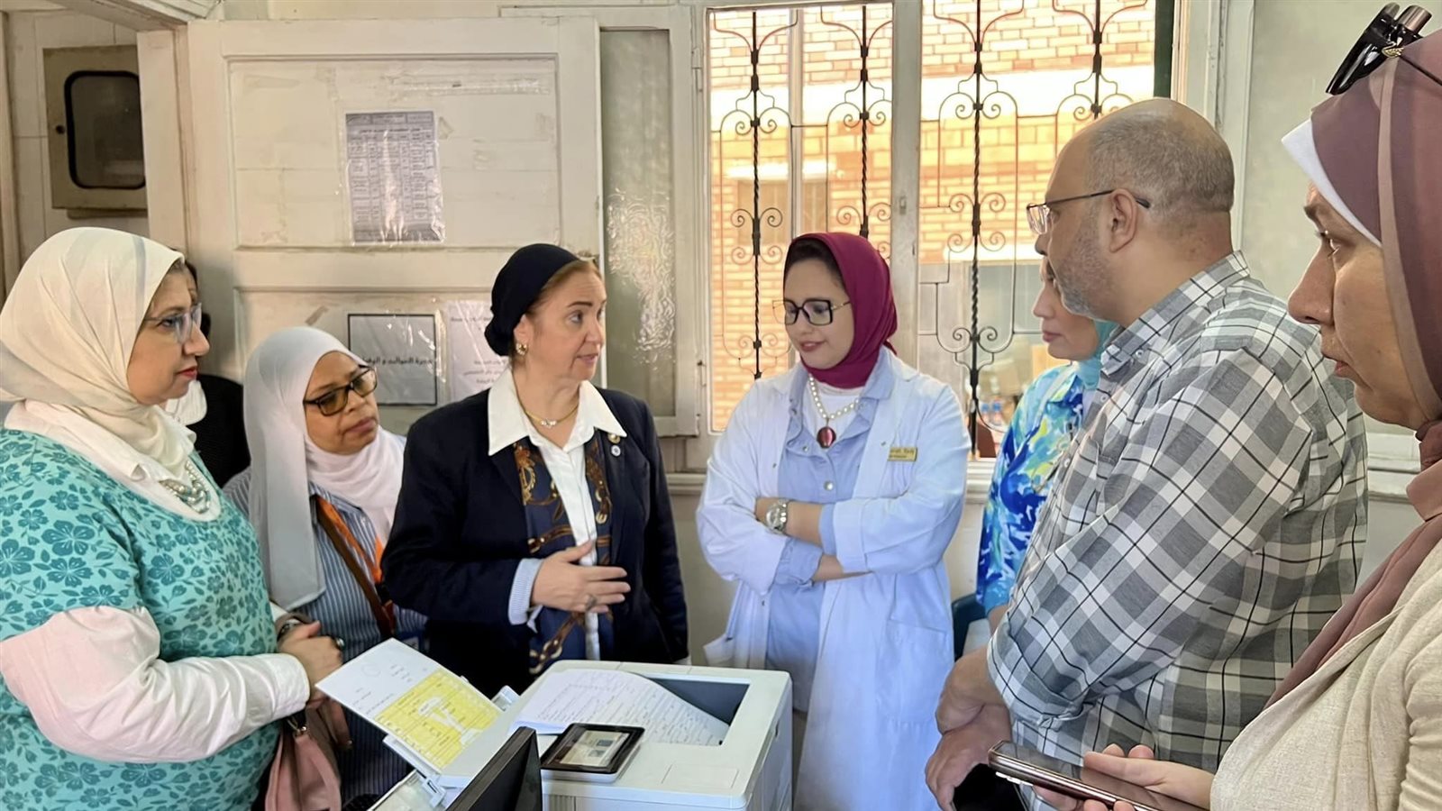 وكيل وزارة الصحة تتفقد مركز صحة سيدي جابر