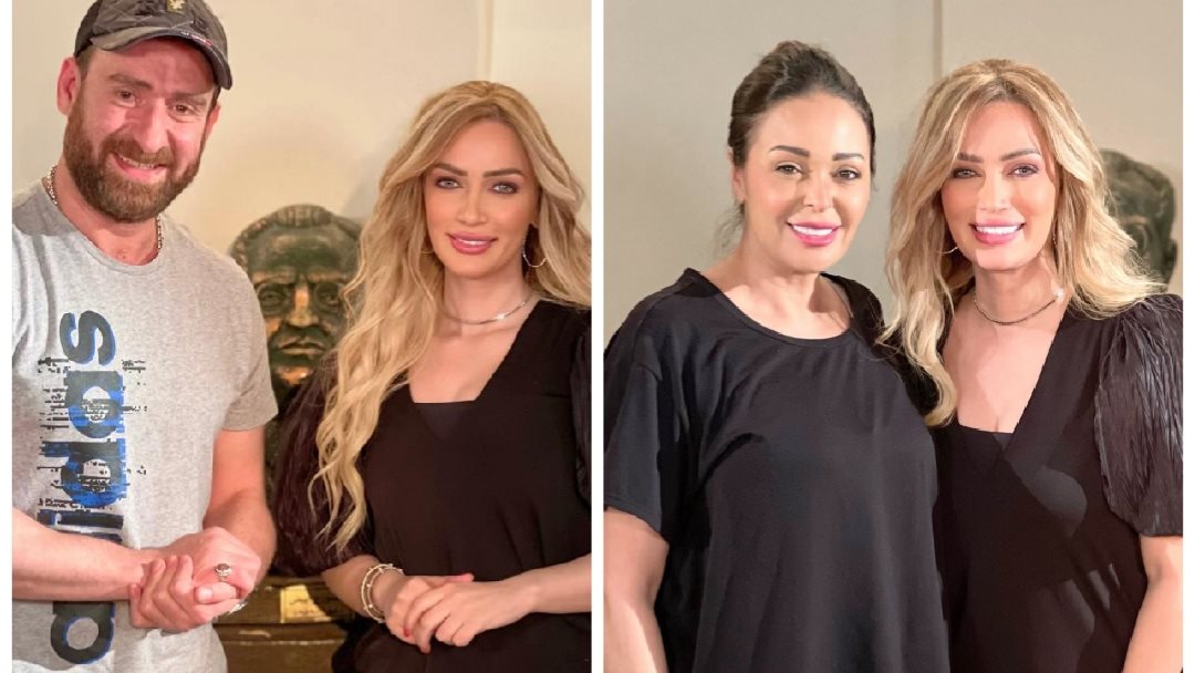 داليا البحيري ونضال الشافعي مع شيرين سليمان 