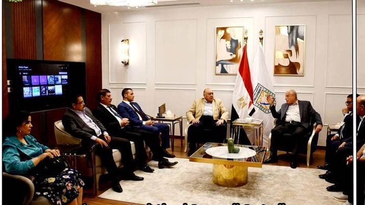 ًمحافظ جنوب سيناء يستقبل وفد لجنة النقل والمواصلات