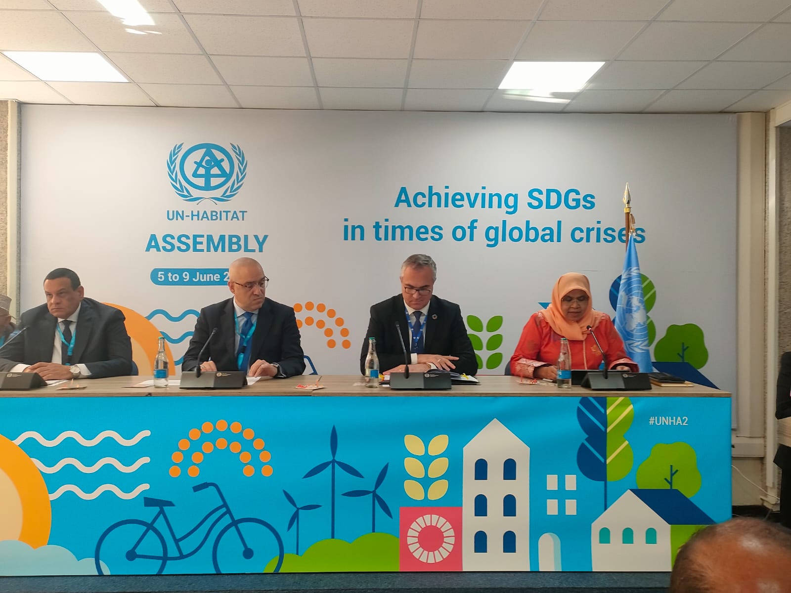 وزير التنمية المحلية خلال مشاركته في الاجتماع