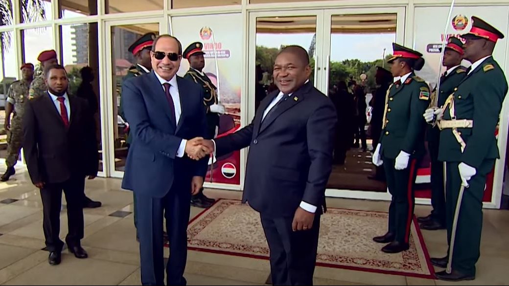 الرئيس السيسي ورئيس موزمبيق