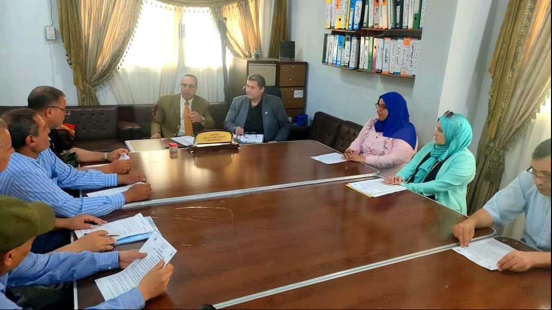 اجتماع مع رؤساء لجان امتحانات الثانوية العامة بسيناء 