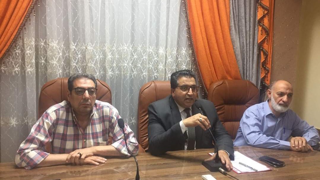 وكيل التعليم خلال الاجتماع 