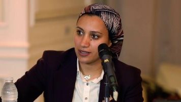 النائبة أية مدني، عضو تنسيقية شباب الأحزاب والسياسيين