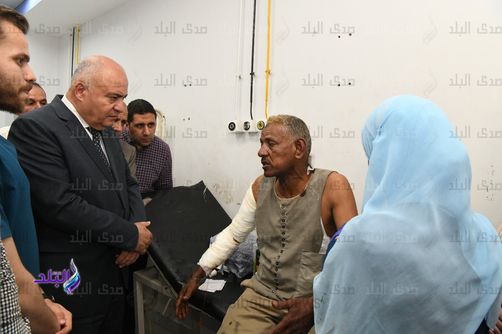 السائق المصاب