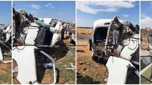 جانب من الحادث 