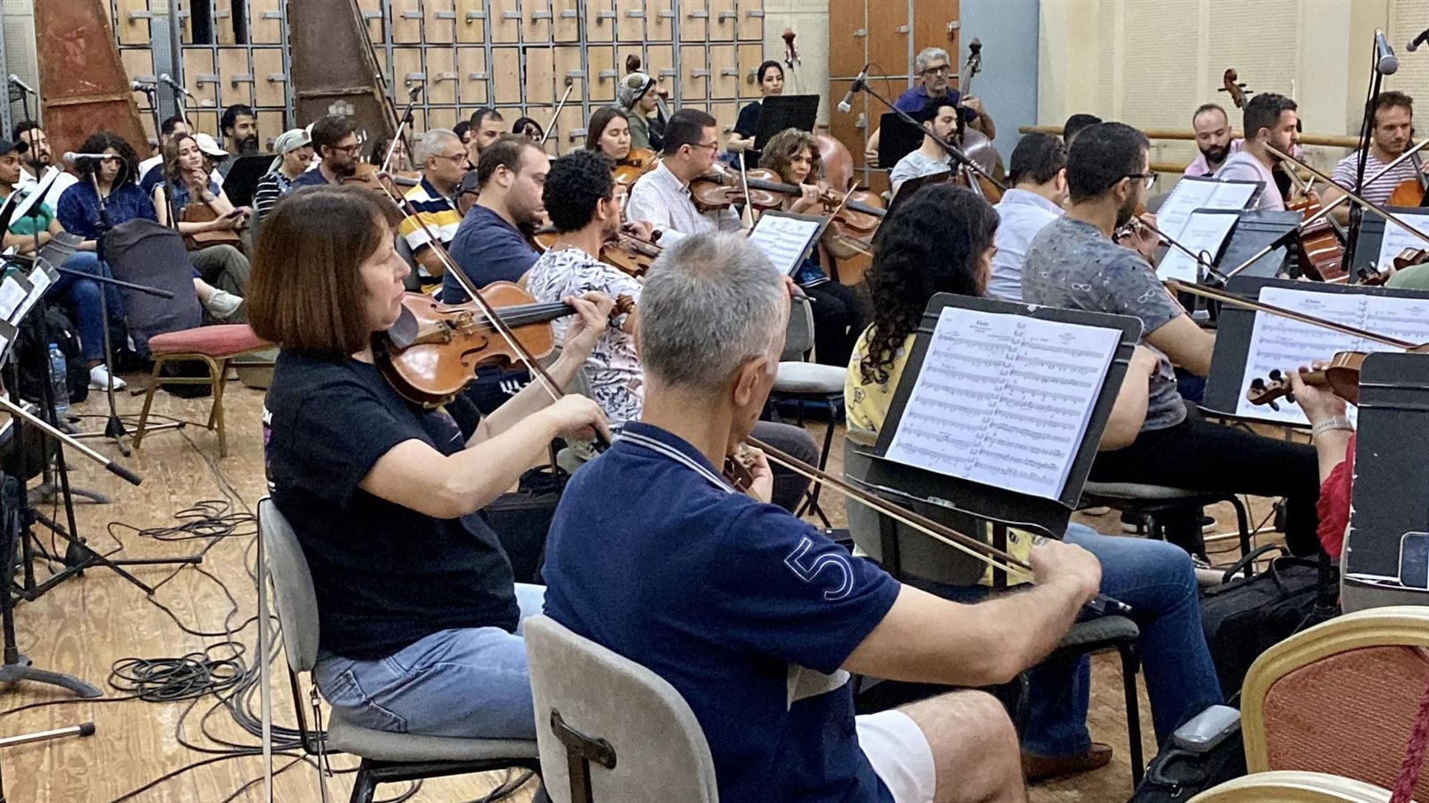 بروفات حفل هبة الطوجي