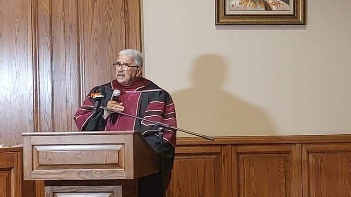 الدكتور جرجس صالح يحصل على الدكتوراه الفخرية 
