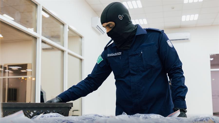 جانب من عملية الضبط 