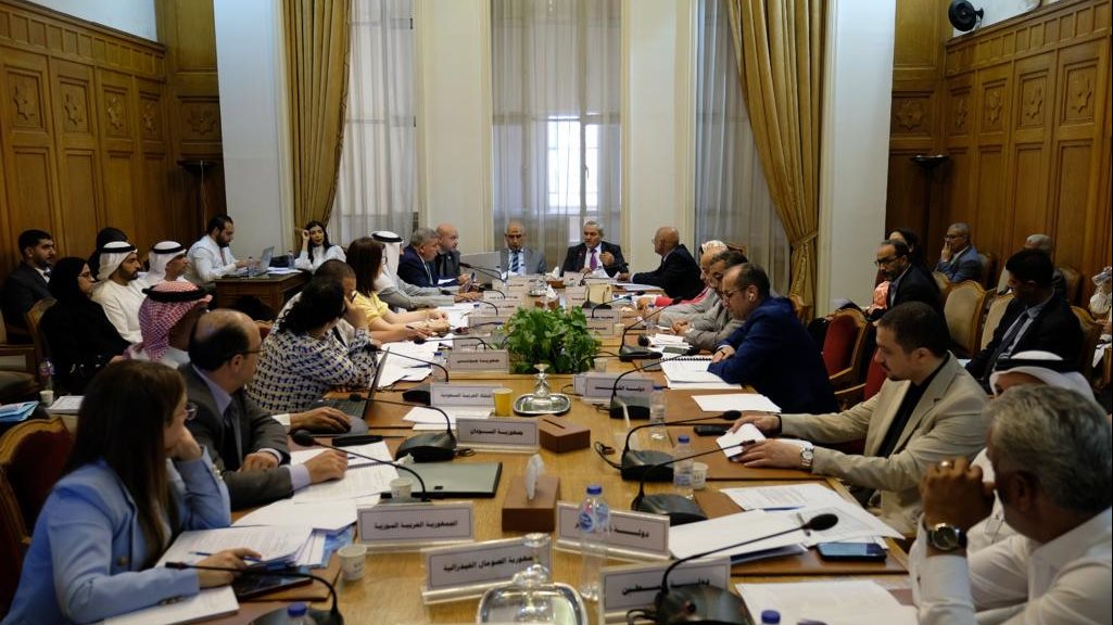 الاجتماع المشترك بالجامعة العربية  الاجتماع المشترك بالجامعة العربية
