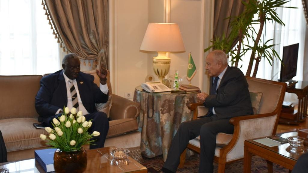 أحمد أبوالغيط ومالك عقار 