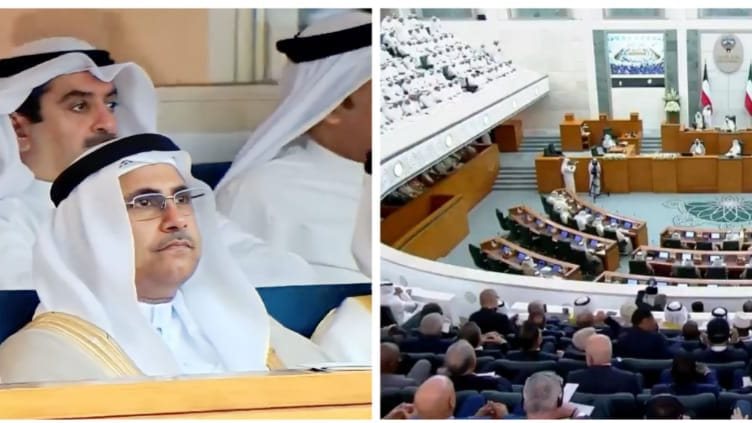 العسومي يشارك في الجلسة الافتتاحية لمجلس الأمة 
