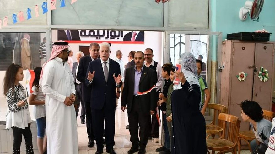 فودة خلال زيارته مدينة ابو زنيمة 