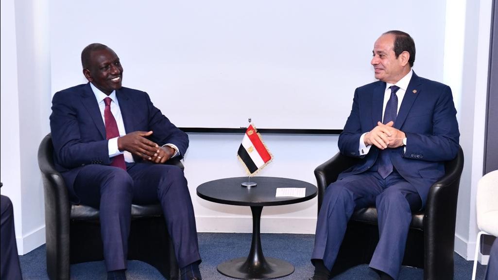 الرئيس السيسي ونظيره الكيني