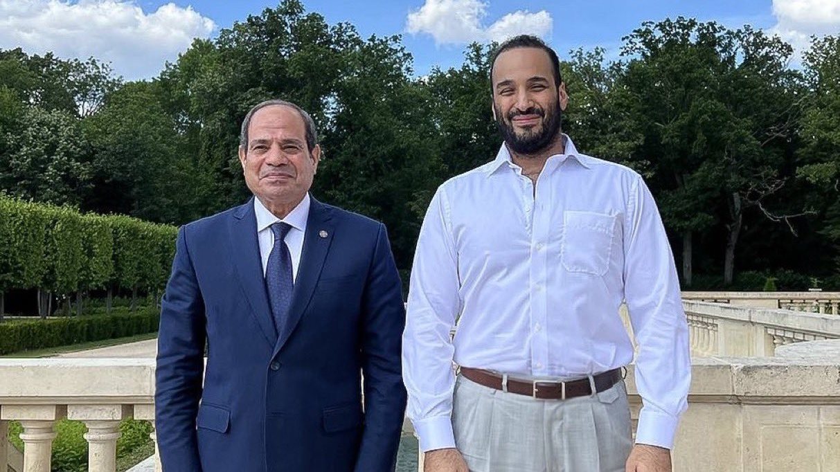 الرئيس السيسي وولي العهد السعودي 