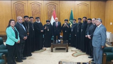 تهنئة الكنيسة لمحافظة القليوبية بعيد الأضحي المبارك