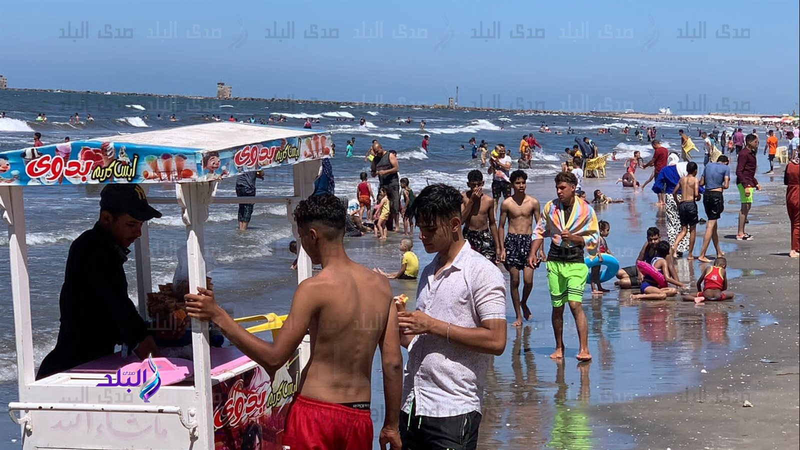 مجانا شاطئ بورسعيد كامل العدد ثالث أيام عيد الأضحى | صور 