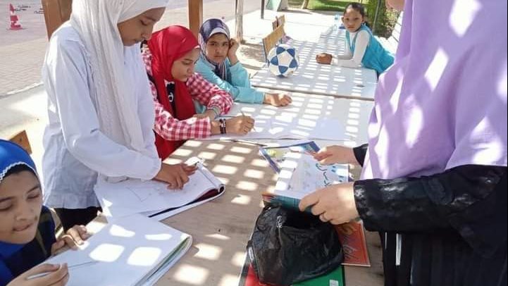 ورش عمل فنون تشكيلية للنشء في سيناء 