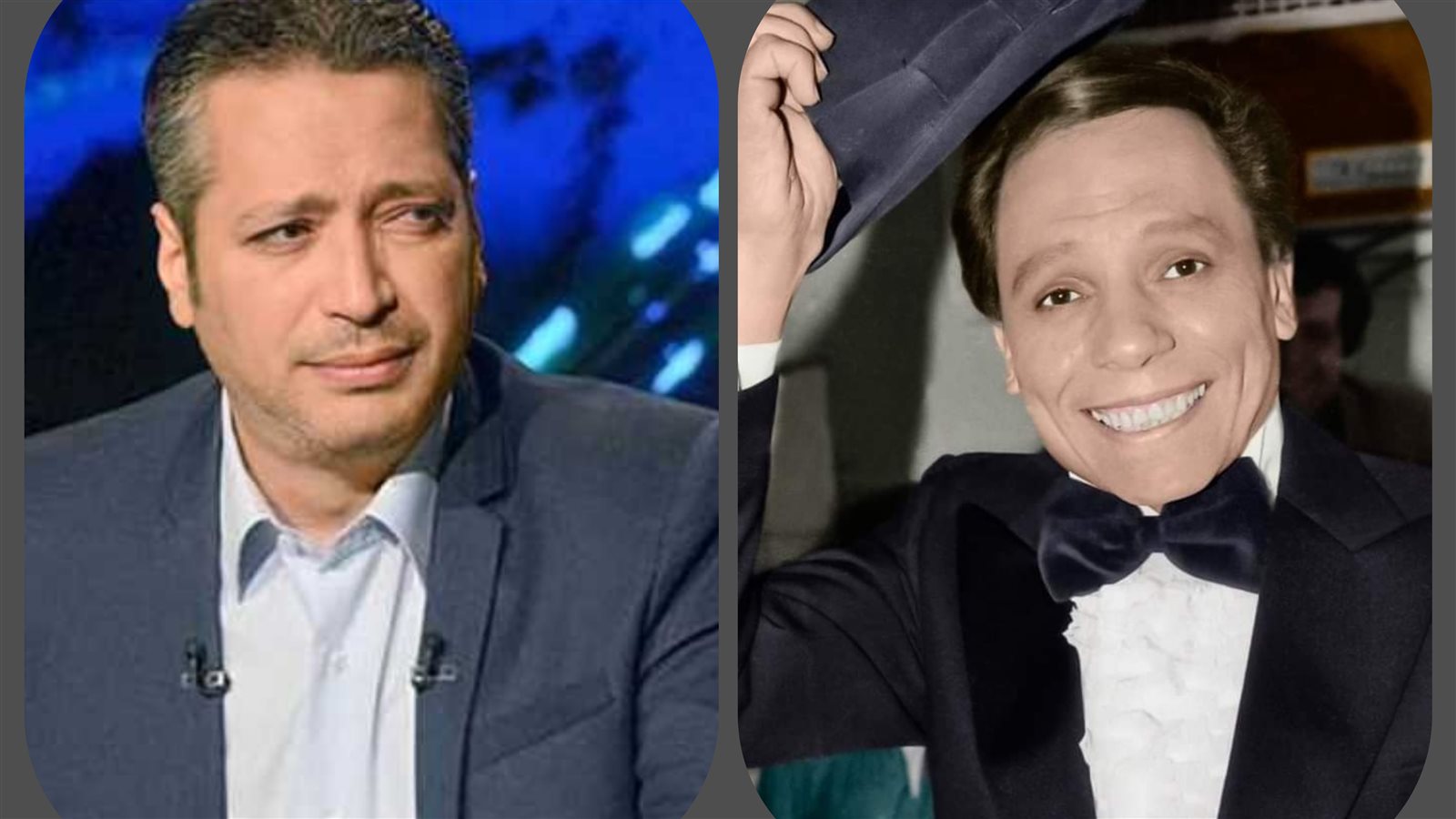 عادل إمام و تامر أمين 