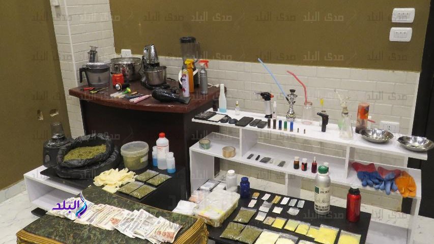 جانب من المضبوطات